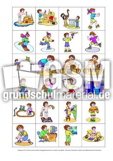 Daz Tom esablauf Blanko Und Bilder 1 6 Arbeitshefte eslauf Uhrzeiten Daz Mit Tom Deutsch Daz Deutsch Als Zweitsprache Grundschulmaterial De