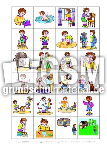 Daz Tom esablauf Blanko Und Bilder 1 6 Arbeitshefte eslauf Uhrzeiten Daz Mit Tom Deutsch Daz Deutsch Als Zweitsprache Grundschulmaterial De