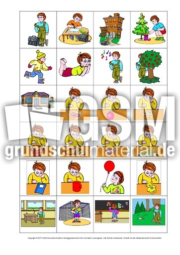 Daz Tom esablauf Blanko Und Bilder 1 6 Arbeitshefte eslauf Uhrzeiten Daz Mit Tom Deutsch Daz Deutsch Als Zweitsprache Grundschulmaterial De