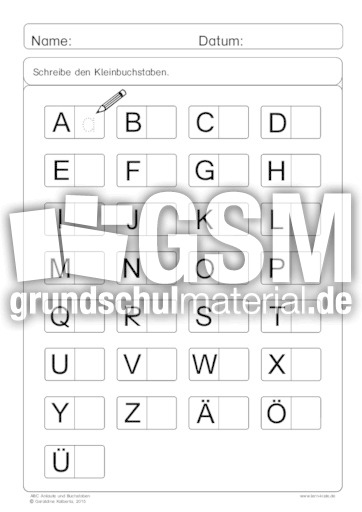 Abc Anlaute Und Buchstaben Kleinbuchstaben Schreiben Anlaute Und Buchstaben Ubungen Zu Anlauten Einzeln Abc Anlaute Und Buchstaben Anlaute Deutsch Klasse 1 Grundschulmaterial De