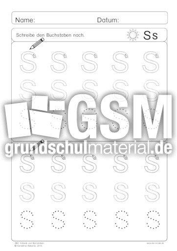 Abc Anlaute Und Buchstaben S S Schreiben Anlaute Und Buchstaben