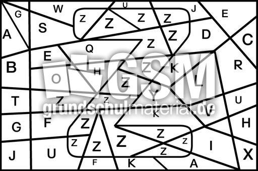 Buchstabe Z Suchen Buchstaben Suchen Grafiken Grundschulmaterial Fibel Deutsch Klasse 1 Grundschulmaterial De