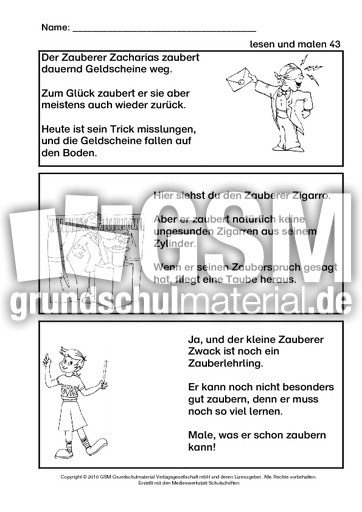Lese-Mal-Blätter-Norddruck-33-64 - Lese-Mal-Blätter - Grundschulmaterial-Fibel - Deutsch Klasse ...