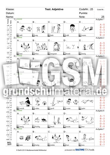 Portfolio Adjektive - Portfolios Deutsch 2 - Deutsch ...