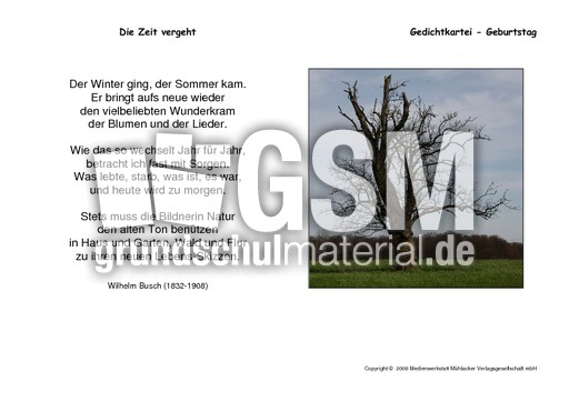 Download Gedicht zeit vergeht HD