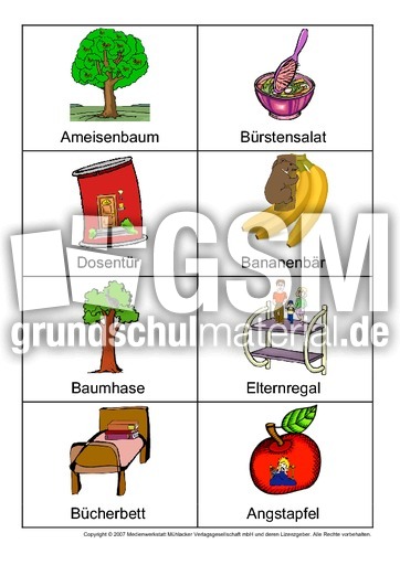 Lustige Nomen Wort Bildkarten 1 3 Ab Lustige Nomen Nomen Grammatik Deutsch Klasse 3 Grundschulmaterial De