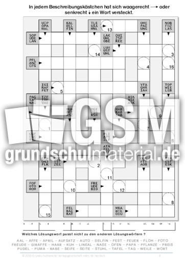 kw buchstabenschlange 2 kreuzwortratsel kreuzwortratsel silbenratsel wabenratsel wortratsel labyrinth und quizhefte deutsch klasse 4 grundschulmaterial de