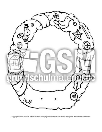 Adventskranz-Schleife-binden-5-SW - Fensterbilder-Schleifen binden - Basteleien - Weihnachten - Feste und Feiertage