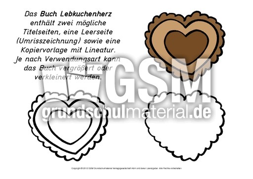 Mini Buch Lebkuchenherz Mini Bucher Blanko Advents Weihnachts Lapbook Weihnachten Feste Und Feiertage Hus Klasse 2 Grundschulmaterial De