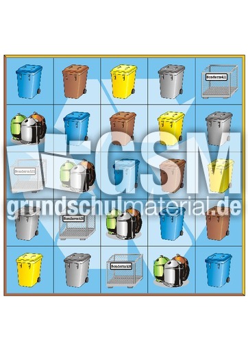 Umwelt Bingo Umwelt Bingo