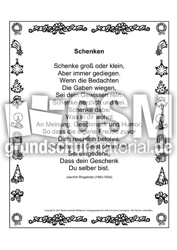Get Gedicht freude schenken For Android Free