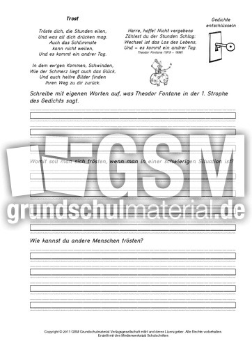 Gedichte Entschlusseln Trost Gedichte Entschlusseln Gedichte