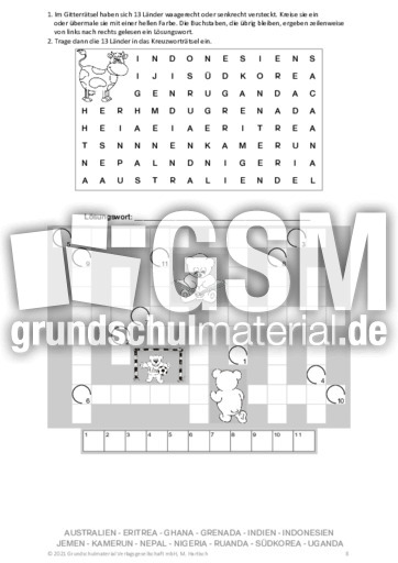 vibration der erde kreuzworträtsel Kreuzworträtsel Erdkunde main image 1