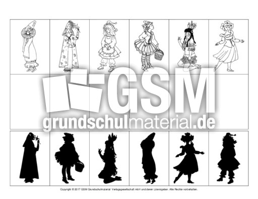 Schattenbilder Malen