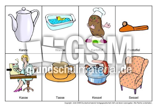 Wort Bildkarten Reimworter 1 20 Material Reimworter Wortschatzarbeit Forderung Schuleingangsphase Material Klasse 1 Grundschulmaterial De