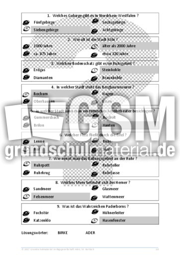 Rund um Nordrhein-Westfalen_B - Deutschland und Bundesländer ...