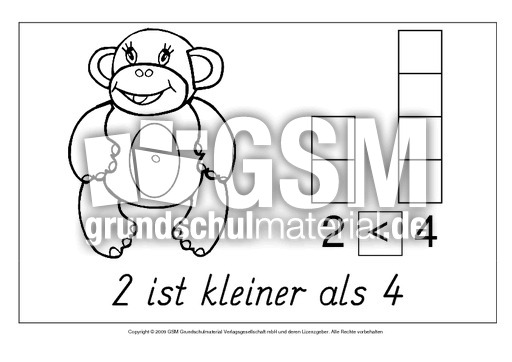 Grosser Kleiner Plakat 2b Sw Plakate Kleiner Grosser Gleich Mathe Klasse 1 Grundschulmaterial De