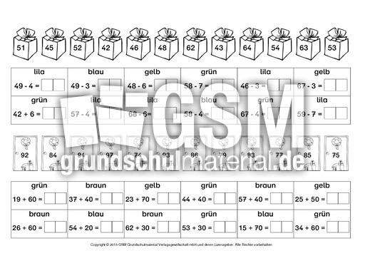 Weihnachten-Rechnen-und-malen-10 - Weihnachtsrechnen - Arbeitsblätter - Mathe Klasse 2 ...