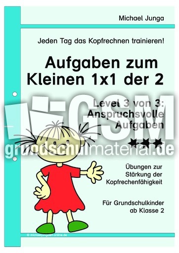 Aufgaben 1x1 Der 2 Level 3 D Effektives 1x1 Training 1x1