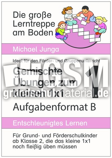 Gemischte Übungen kleines 1x1 - 1 - B d - große Lerntreppe ...