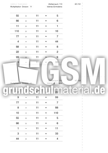 11 Er Reihe 11 Er Reihe