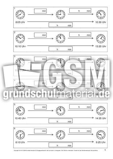 Featured image of post Arbeitsbl tter Mathe Klasse 4 Zeitspannen