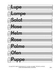 Lineatur Beachten Schreiben Lernen Schreiben Deutsch Klasse 1 Grundschulmaterial De