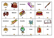 Schulsachen In Der Grundschule Deutsch Klasse 1 Grundschulmaterial De