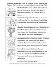 Leseverstandnis 4 klasse arbeitsblatter pdf