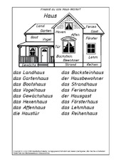 Haus In Der Grundschule Grundschulmaterial De