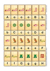Hieroglyphen In Der Grundschule Setzleiste Deutsch Klasse 2 Grundschulmaterial De