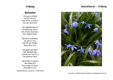Johann Wolfgang Von Goethe In Der Grundschule Gedichte Kartei Werkstatt Deutsch Klasse 3 Grundschulmaterial De