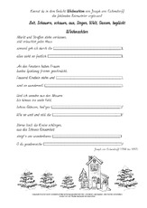 Weihnachten Eichendorff Kartei Weihnachtsgedichte Werkstatt Weihnachtsgedichte Gedichte Kartei Werkstatt Deutsch Klasse 3 Grundschulmaterial De