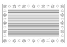 Schmuckrahmen Mit Lineatur In Der Grundschule Grundschulmaterial De