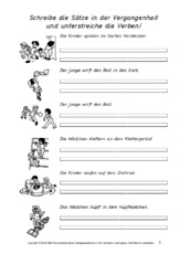Was ist 1 vergangenheit ? 2 AB S%C3%A4tze Kinderspiele Verben Vergangenheitform%201 000136195