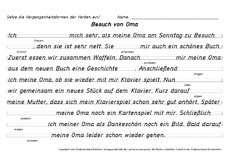 Vergangenheit In Der Grundschule Texte Vergangenheitsform Arbeitsblatter Verben Grammatik Deutsch Klasse 3 Grundschulmaterial De