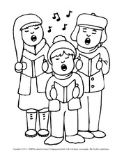Adventszeit - Ausmalbilder - Weihnachten - Feste und ...