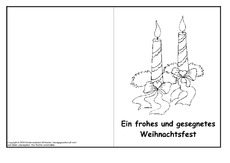 Ausmalbild In Der Grundschule Weihnachtskarten Basteleien