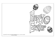 Bastelvorlage In Der Grundschule Osterkarten Ostern Feste Und Feiertage Hus Klasse 2 Grundschulmaterial De
