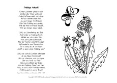 Fruhlingsgedicht In Der Grundschule Fruhling Jahreszeiten Hus Klasse 3 Grundschulmaterial De hus klasse