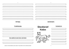 Katze In Der Grundschule Steckbriefe Tiere Sachthemen