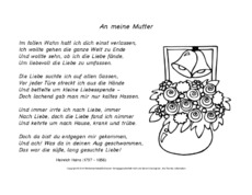 Muttertag In Der Grundschule Die Jahreszeiten Material Bildungsmedien 30plus Grundschulmaterial De