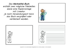 Bastelvorlage In Der Grundschule Mini Bucher Verschiedenes Lapbook Vorlagen Material Klasse 2 Grundschulmaterial De