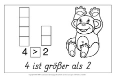 Plakate Kleiner Grosser Gleich Mathe Klasse 1 Grundschulmaterial De