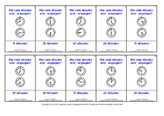 Fahrzeiten - Arbeitsblätter - Uhrzeiten - Mathe Klasse 3 ...