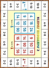 Bingospiele 1x1 Einmaleins 1x1 Mathe Klasse 2 Grundschulmaterial De
