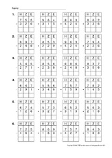 Schriftliches Rechnen In Der Grundschule Schriftliche Subtraktion Arbeitsblatter Mathe Klasse 3 Grundschulmaterial De