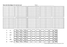 Arbeitsblatter Erweiterung Des Zahlenraums Mathe Klasse 3 Grundschulmaterial De