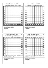 Kartei - 1000 - Erweiterung des Zahlenraums - Mathe Klasse ...